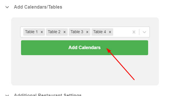 Once you have selected your calendars click on add calendars