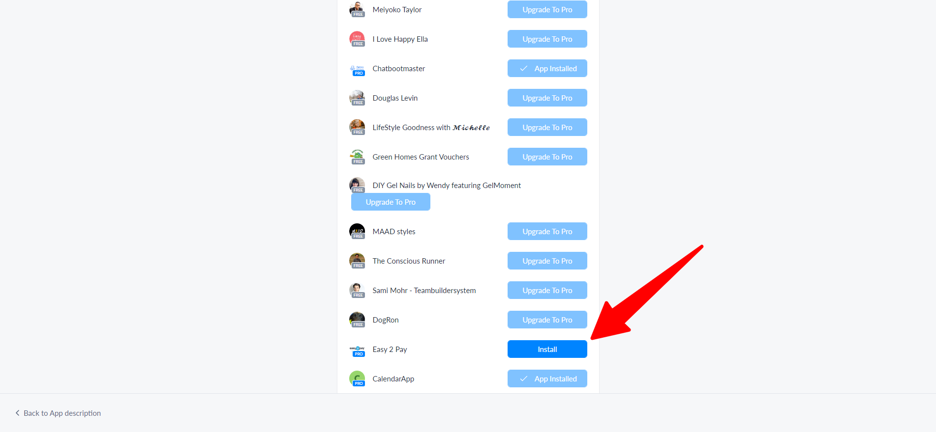 Select-the-Manychat-page-you-want-to-install-the-CalendarApp-to-1