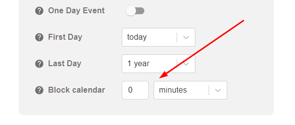 You can also block your calendar for a certain time from now to not receive bookings on short notice