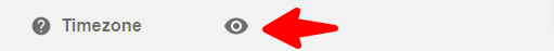 Make the timezone dropdown visible to your customers